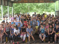 Воспитанники детских лагерей продолжают активно участвовать в оздоровительных мероприятиях