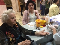 В администрации Фрунзенского района ветераны посетили «Островок здоровья» 