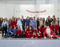 В преддверии Нового года в Саратовском медколледже состоялось торжественное мероприятие