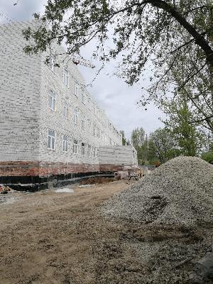 В Новоузенске уже возведен третий этаж новой поликлиники