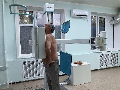 Более 50 000 исследований выполнено на новом флюорографическом аппарате в поликлиническом отделении №4 БРП