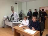 Алексей Данилов принял участие в телемедицинской  консультации пациентов из районов области