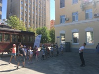 На улице Волжской прошла акция «Профилактика - траектория здоровья»
