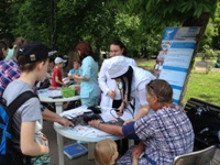 В Детском парке Саратова прошла акция «Свободное дыхание», посвященная Всемирному дню без табачного дыма