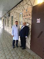 Министр здравоохранения Олег Костин посетил Энгельсскую детскую клиническую больницу