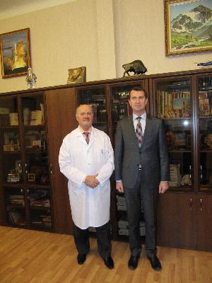 Алексей Данилов в Москве встретился с директором ЦНИИ туберкулеза РАМН Владиславом Ерохиным